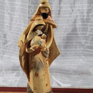 Beautiful Holy Family Resin Figurine